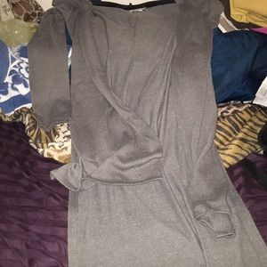 Long Gray Sweater